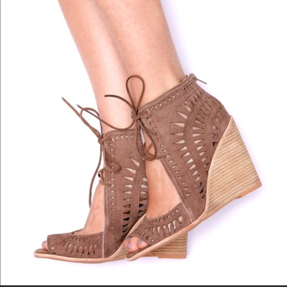 Jeffrey Campbell Rayos suede high heels